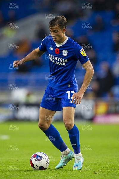 121122 - Cardiff City v Sheffield United - Sky Bet Championship - Tom Sang of Cardiff City in action