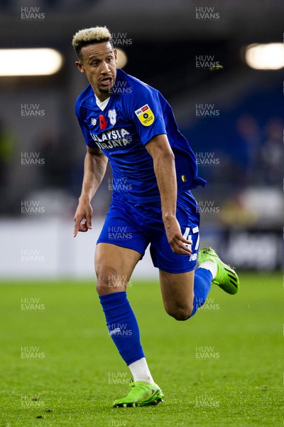 121122 - Cardiff City v Sheffield United - Sky Bet Championship - Callum Robinson of Cardiff City in action