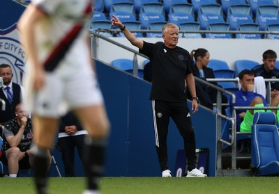 290826 - Cardiff City v Sheffield United - SkyBet Championship - Sheffield United Manager Chris Wilder 
