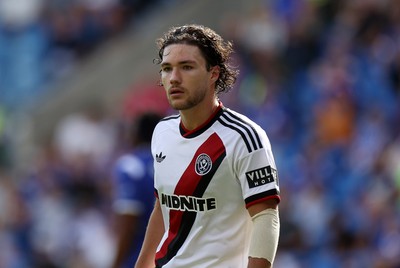 290826 - Cardiff City v Sheffield United - SkyBet Championship - Callum O'Hare of Sheffield United 