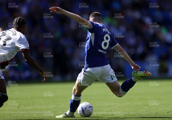 290826 - Cardiff City v Sheffield United - SkyBet Championship - Jack Moylan of Cardiff City scores a goal