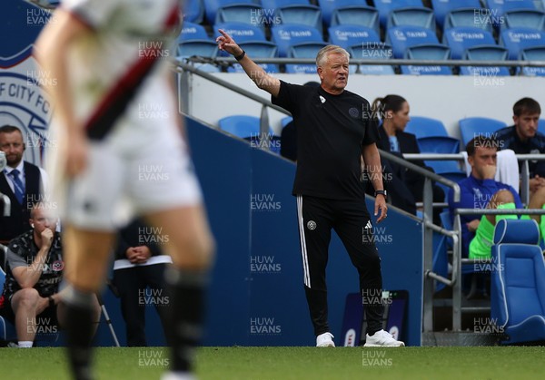290826 - Cardiff City v Sheffield United - SkyBet Championship - Sheffield United Manager Chris Wilder 