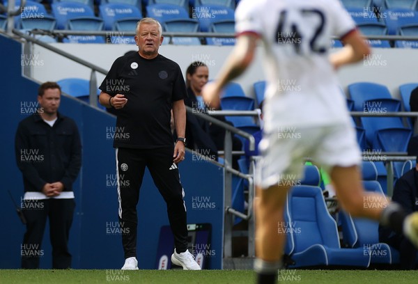 290826 - Cardiff City v Sheffield United - SkyBet Championship - Sheffield United Manager Chris Wilder 