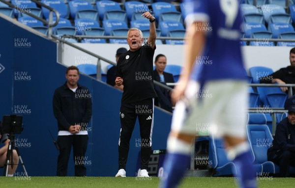 290826 - Cardiff City v Sheffield United - SkyBet Championship - Sheffield United Manager Chris Wilder 