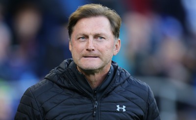 081218 - Cardiff City v Southampton, Premier League - Southampton manager Ralph Hasenhuttl  at the start of the match