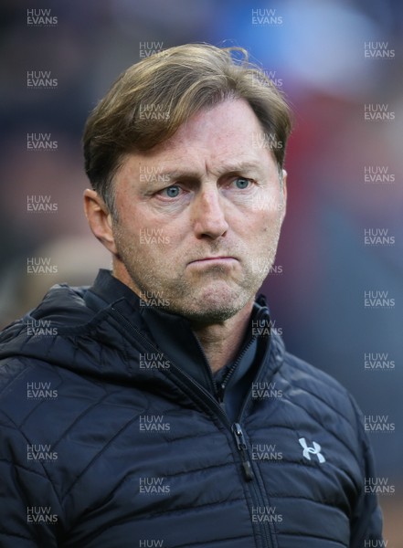081218 - Cardiff City v Southampton, Premier League - Southampton manager Ralph Hasenhuttl  at the start of the match