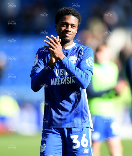 200424 - Cardiff City v Southampton - Sky Bet Championship - Raheem Conte of Cardiff City at full time