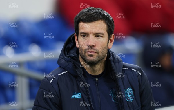 291225 - Cardiff City v Stevenage, EFL Sky Bet League 1 - Cardiff City head coach Brian Barry-Murphy