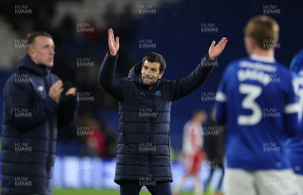 291225 - Cardiff City v Stevenage, EFL Sky Bet League 1 - Cardiff City head coach Brian Barry-Murphy at the end of the match