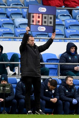 240126 - Cardiff City v Stockport County - Sky Bet League 1 - 14 minutes is added on at the end of the first half