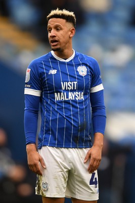240126 - Cardiff City v Stockport County - Sky Bet League 1 - Callum Robinson of Cardiff City