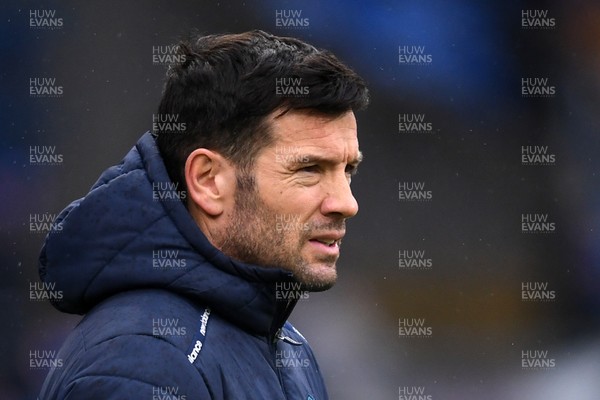 240126 - Cardiff City v Stockport County - Sky Bet League 1 - Brian Barry-Murphy, Cardiff City Manager