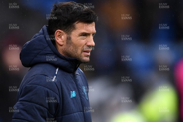 240126 - Cardiff City v Stockport County - Sky Bet League 1 - Brian Barry-Murphy, Cardiff City Manager