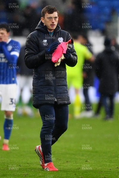 240126 - Cardiff City v Stockport County - Sky Bet League 1 - Harry Tyrer of Cardiff City at full time