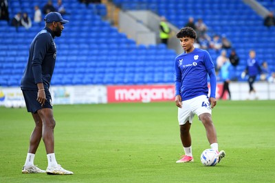 080926 - Cardiff City v Stoke City - Sky Bet Championship - Adeteye Gbadehan of Cardiff City