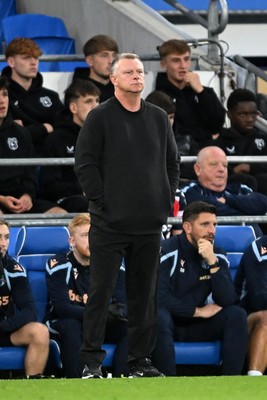 080926 - Cardiff City v Stoke City - Sky Bet Championship - Mark Robins, Stoke Manager