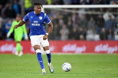 080926 - Cardiff City v Stoke City - Sky Bet Championship - Gabriel Osho of Cardiff City