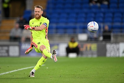 080926 - Cardiff City v Stoke City - Sky Bet Championship - Viktor Johansson of Stoke