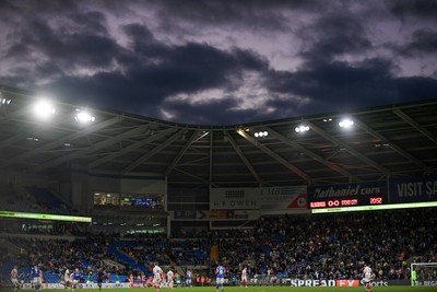 080926 - Cardiff City v Stoke City - Sky Bet Championship - A general view of the match