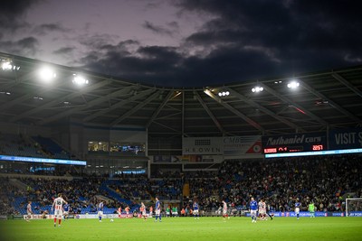 080926 - Cardiff City v Stoke City - Sky Bet Championship - A general view of the match