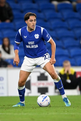 080926 - Cardiff City v Stoke City - Sky Bet Championship - Joel Colwill of Cardiff City