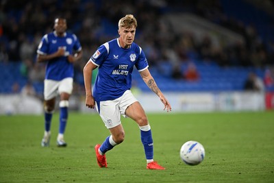080926 - Cardiff City v Stoke City - Sky Bet Championship - Joel Bagan of Cardiff City