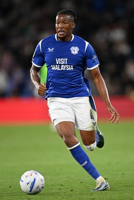 080926 - Cardiff City v Stoke City - Sky Bet Championship - Gabriel Osho of Cardiff City