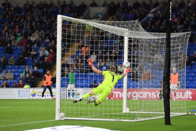 080926 - Cardiff City v Stoke City - Sky Bet Championship - Joel Colwill of Cardiff City scores a goal