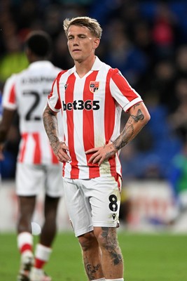 080926 - Cardiff City v Stoke City - Sky Bet Championship - Ethan Galbraith of Stoke