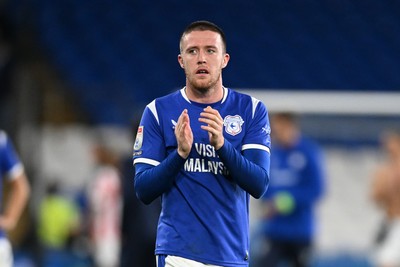 080926 - Cardiff City v Stoke City - Sky Bet Championship - Jack Moylan of Cardiff City at full time