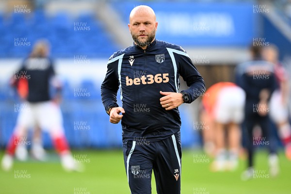 080926 - Cardiff City v Stoke City - Sky Bet Championship - Stoke Assistant Manager, James Rowberry