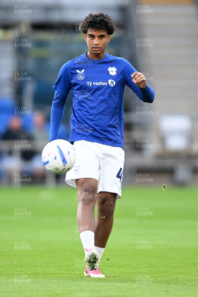 080926 - Cardiff City v Stoke City - Sky Bet Championship - Adeteye Gbadehan of Cardiff City