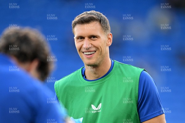 080926 - Cardiff City v Stoke City - Sky Bet Championship - Krystian Bielik of Cardiff City