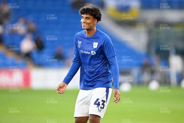 080926 - Cardiff City v Stoke City - Sky Bet Championship - Adeteye Gbadehan of Cardiff City