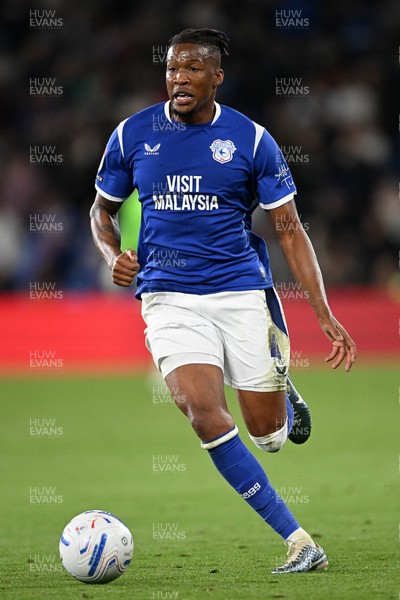 080926 - Cardiff City v Stoke City - Sky Bet Championship - Gabriel Osho of Cardiff City