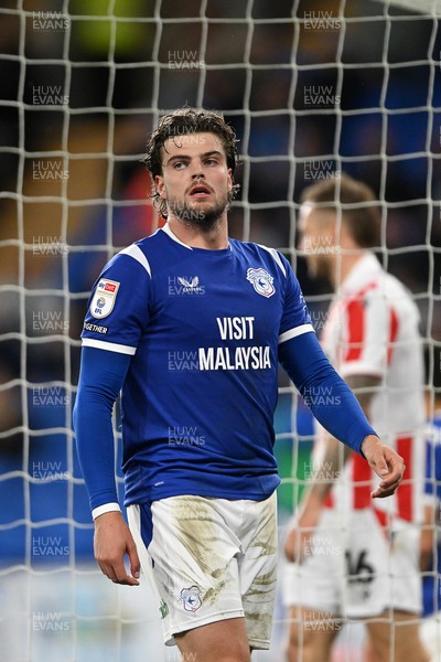 080926 - Cardiff City v Stoke City - Sky Bet Championship - Ollie Tanner of Cardiff City