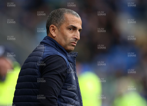 100423 - Cardiff City v Sunderland - SkyBet Championship - Cardiff City interim Manager Sabri Lamouchi 