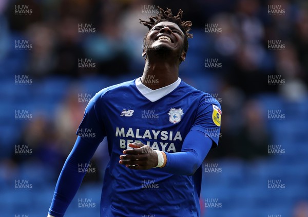 100423 - Cardiff City v Sunderland - SkyBet Championship - A frustrated Sory Kaba of Cardiff City 