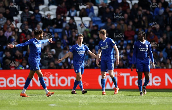100423 - Cardiff City v Sunderland - SkyBet Championship - A dejected Cardiff City