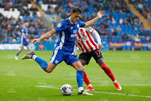 290324 - Cardiff City v Sunderland - Sky Bet Championship - Perry Ng of Cardiff City