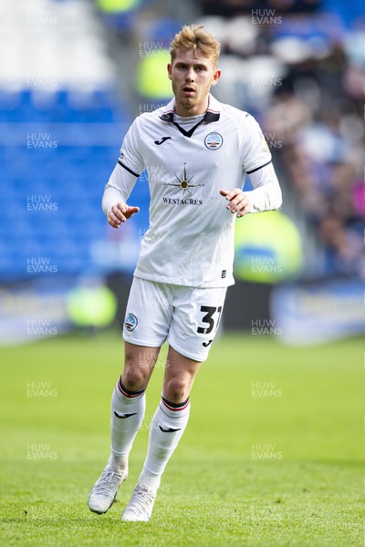 010423 - Cardiff City v Swansea City - Sky Bet Championship - Ollie Cooper of Swansea City in action