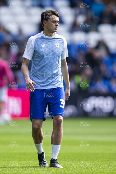 010423 - Cardiff City v Swansea City - Sky Bet Championship - Perry Ng of Cardiff City during the warm up
