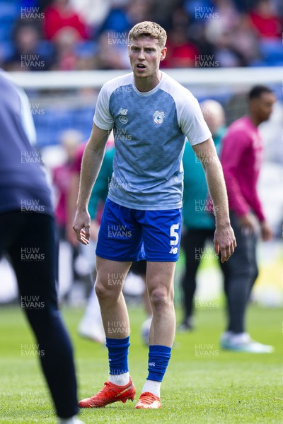010423 - Cardiff City v Swansea City - Sky Bet Championship - Mark McGuinness of Cardiff City during the warm up