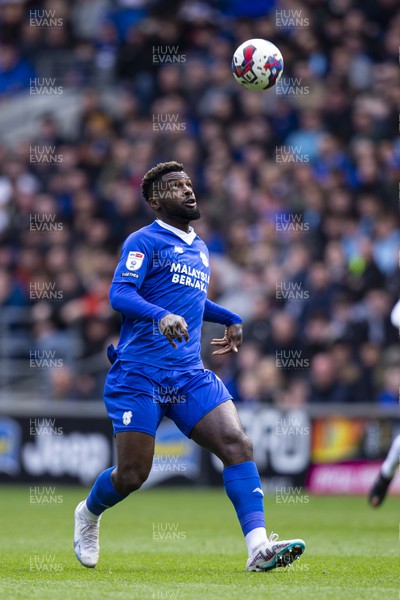 010423 - Cardiff City v Swansea City - Sky Bet Championship - Cedric Kipre of Cardiff City in action