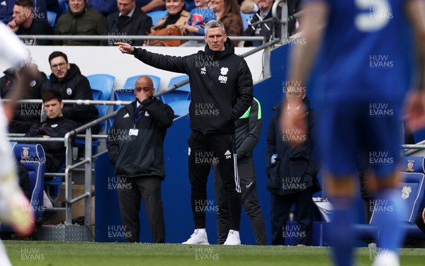 020422 - Cardiff City v Swansea City, South Wales derby - SkyBet Championship - Cardiff City Manager Steve Morison