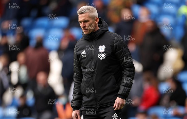 020422 - Cardiff City v Swansea City, South Wales derby - SkyBet Championship - Cardiff City Manager Steve Morison