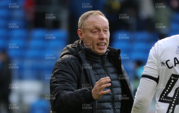 120120 - Cardiff City v Swansea City, Sky Bet Championship - Swansea City head coach Steve Cooper at the end of the match