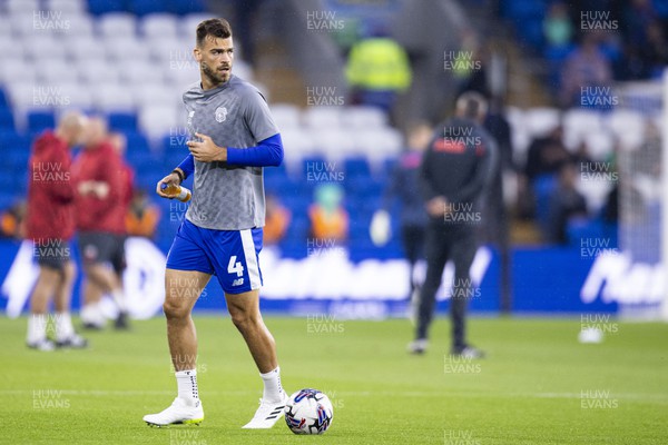 160923 - Cardiff City v Swansea City - Sky Bet Championship - Dimitris Goutas of Cardiff City during the warm up