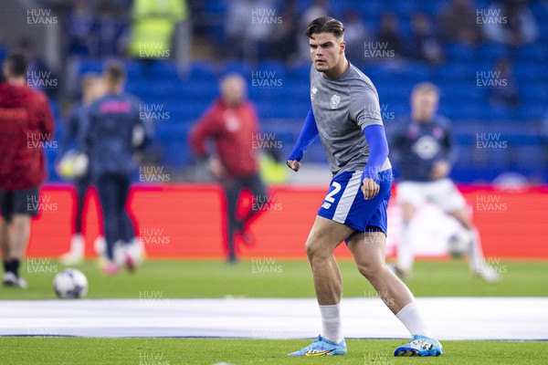 160923 - Cardiff City v Swansea City - Sky Bet Championship - Ollie Tanner of Cardiff City during the warm up
