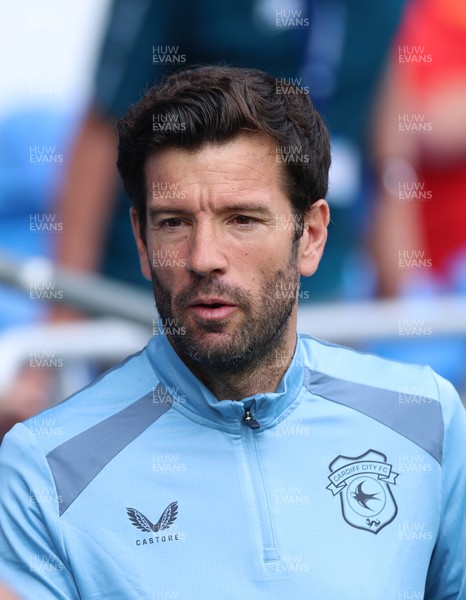 080826 - Cardiff City v Swindon Town, EFL Carabao Cup - Cardiff City head coach Brian Barry-Murphy